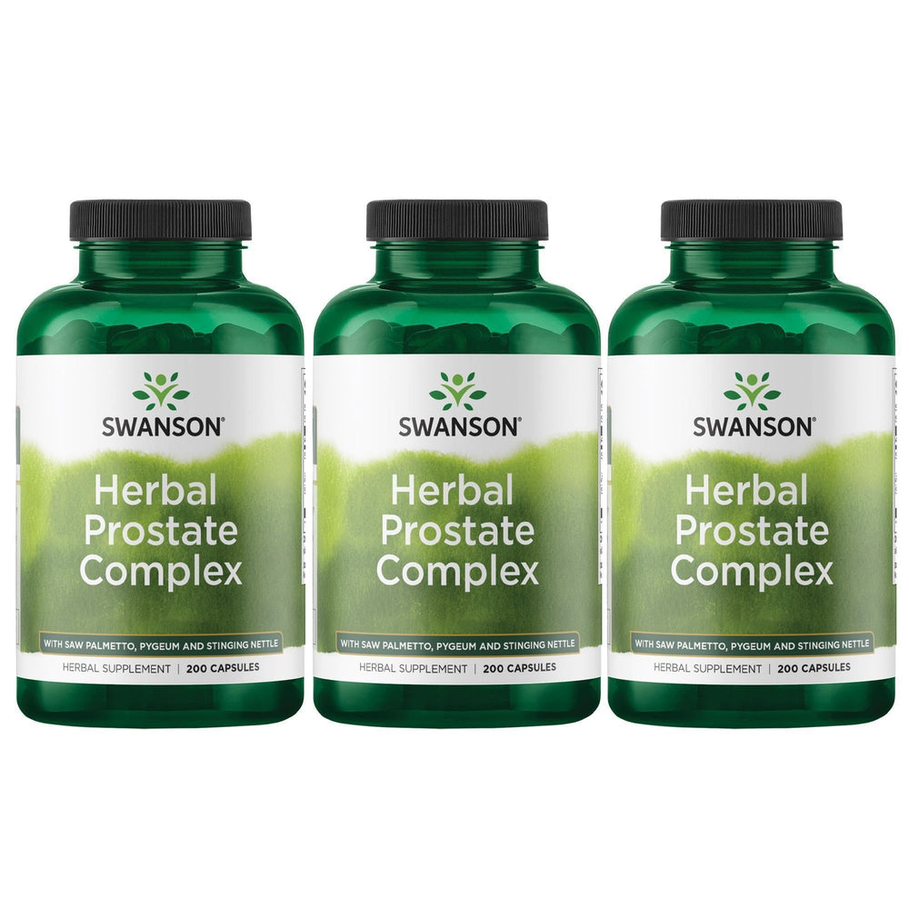 Swanson Herbal Prostate Complex bottle with capsules