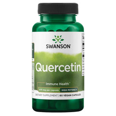 Bottle of Swanson High Potency Quercetin 60 Veggie Capsules