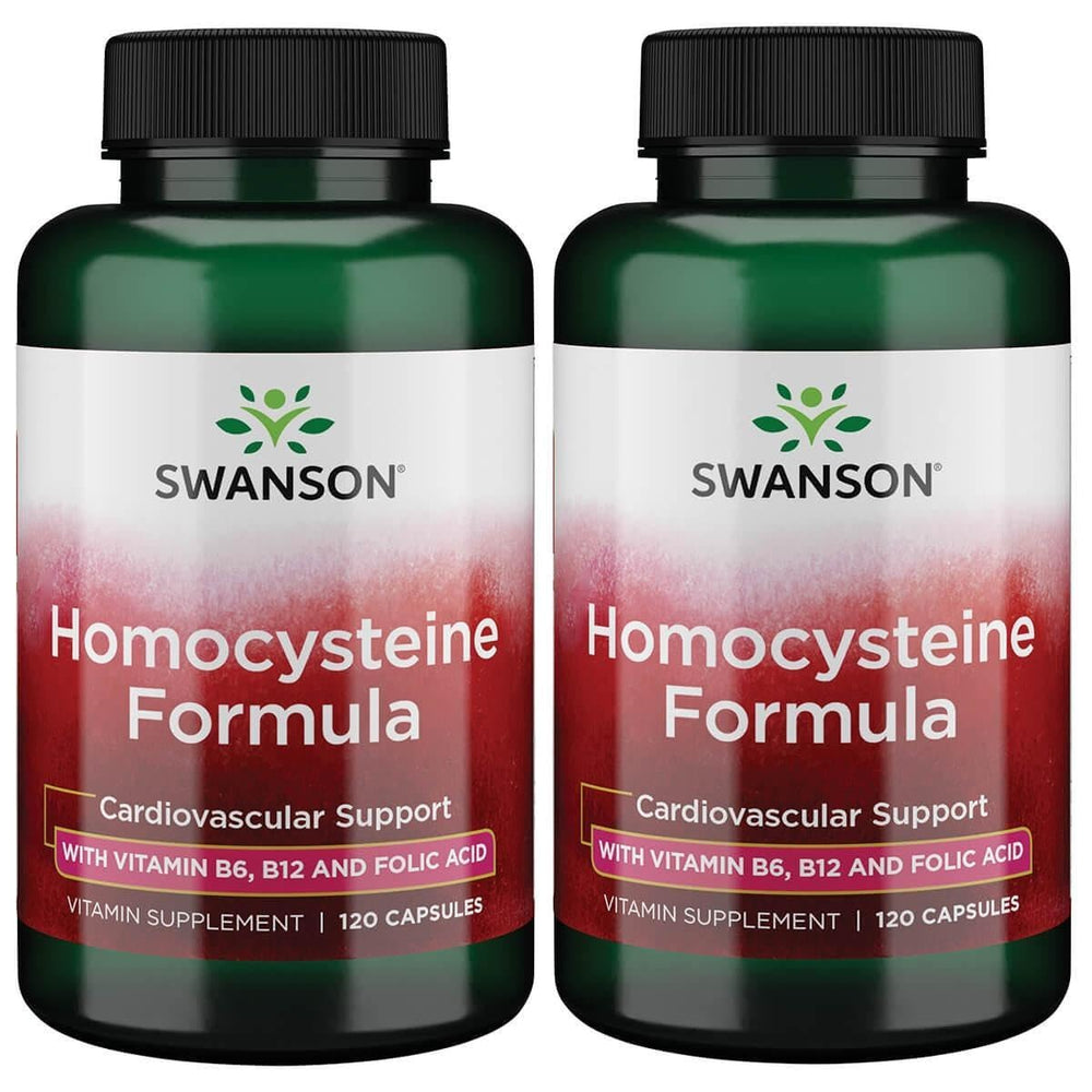 Swanson Homocysteine Formula 120 Capsules - 2 Pack bottle