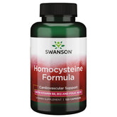 Front view of Swanson Homocysteine Formula 120 capsules bottle
