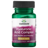 Swanson Hyal-Joint Hyaluronic Acid Complex bottle and capsules