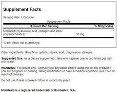 Close-up of Swanson Hyal-Joint packaging showing 60 capsules