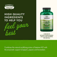 Swanson capsules displayed beside natural ingredients