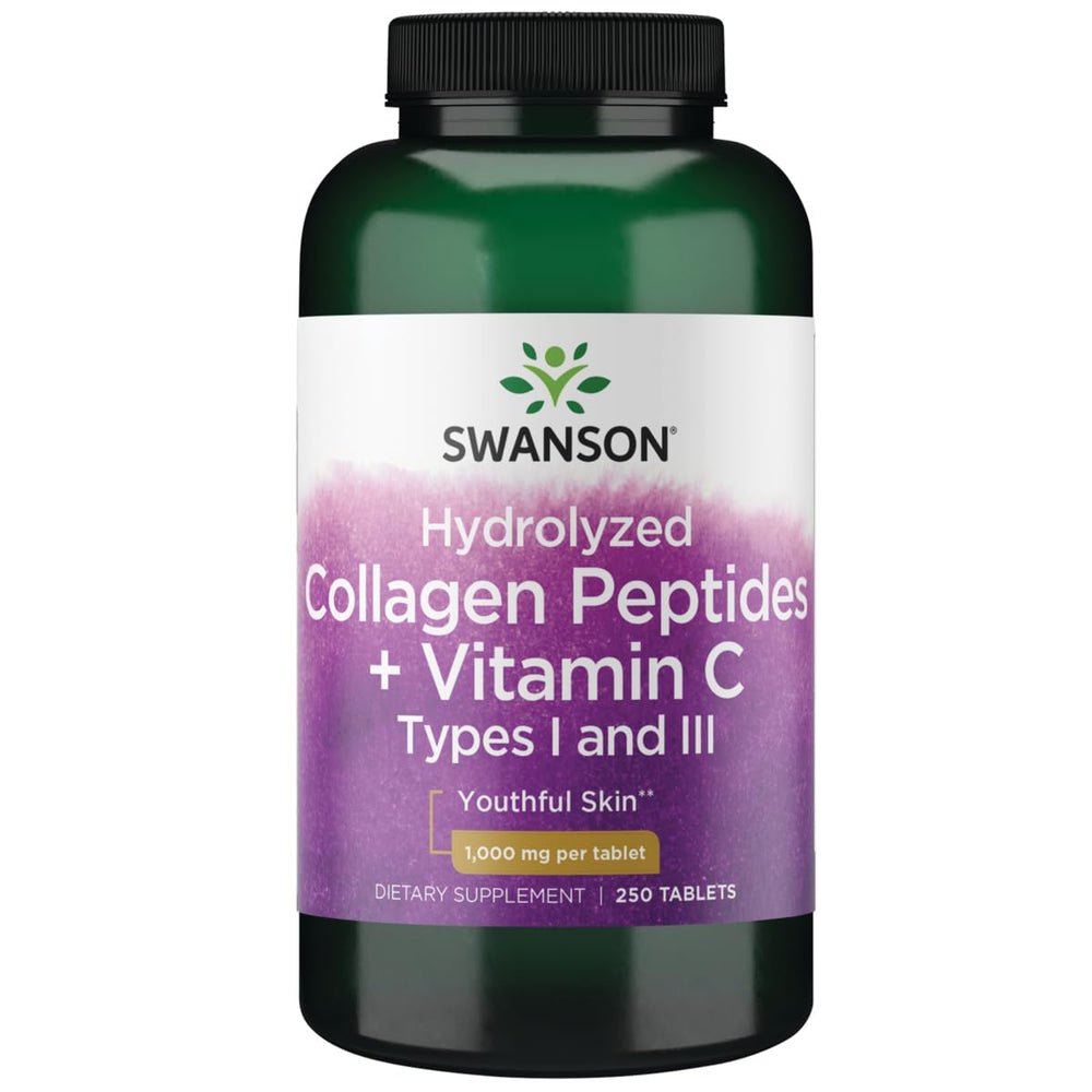 Swanson collagen peptides bottle and label front