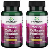 Swanson Hydrolyzed Fish Collagen Type I bottle 400 mg, 60 capsules, 2-pack