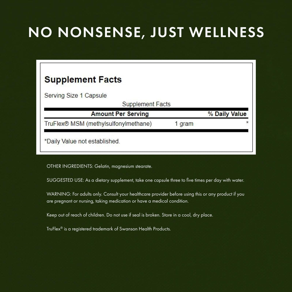 Back label of Swanson Jujube Fruit bottle