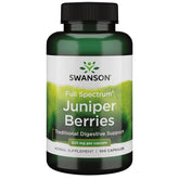 Swanson Juniper Berries 520 mg capsules bottle