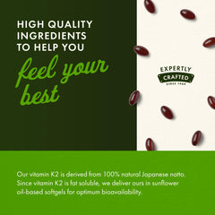 Swanson Vitamin K2 bottle label and packaging