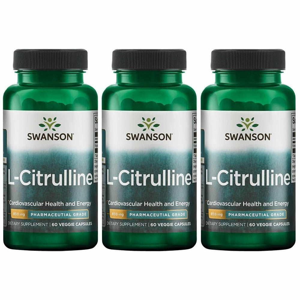 Swanson L-Citrulline bottle front for daily energy support and circulation
