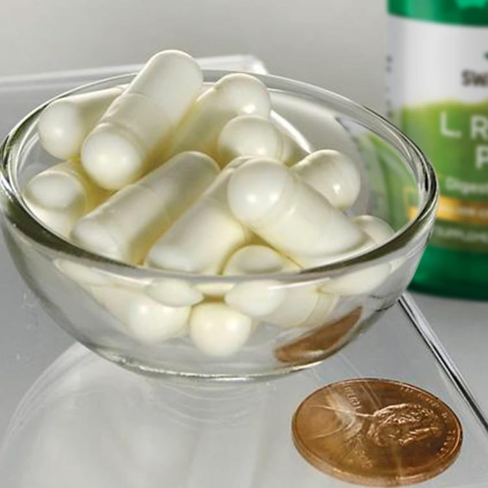 Close-up of product label listing L. Reuteri, L. rhamnosus, L. acidophilus and FOS