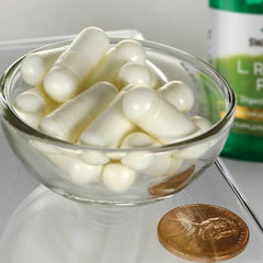 Close-up of product label listing L. Reuteri, L. rhamnosus, L. acidophilus and FOS