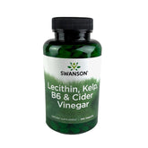 Product bottle: Swanson Lecithin Kelp B-6 & Cider Vinegar 240 Tabs