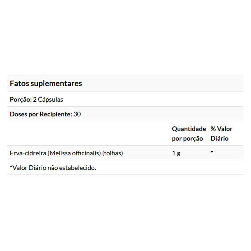 Front view of Swanson Lemon Balm Full Spectrum 60-capsule bottle