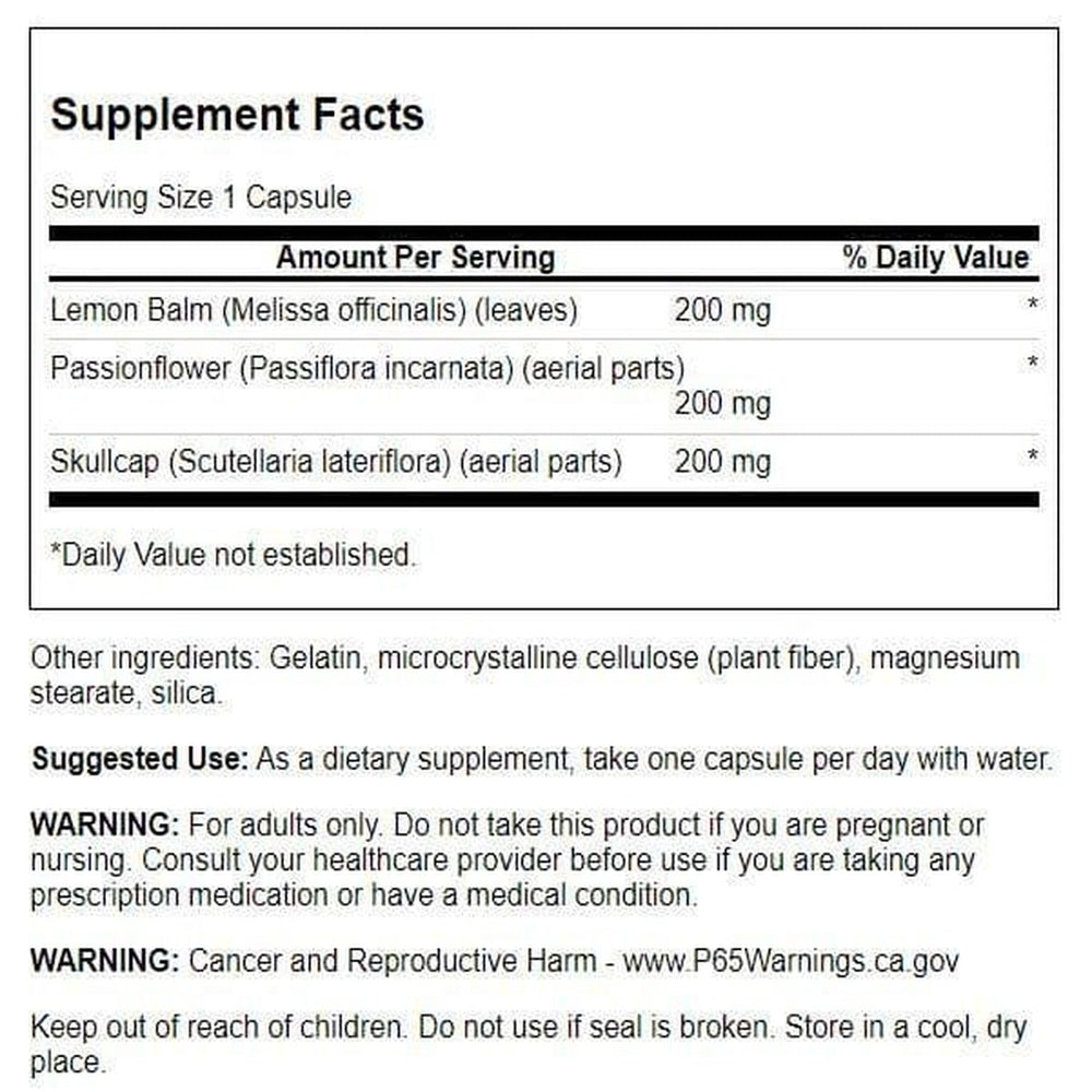 Close-up of Swanson supplement capsules