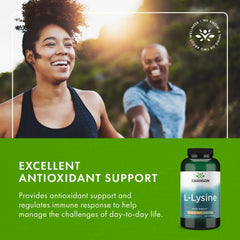 Non-GMO certification symbol with Swanson L-Lysine