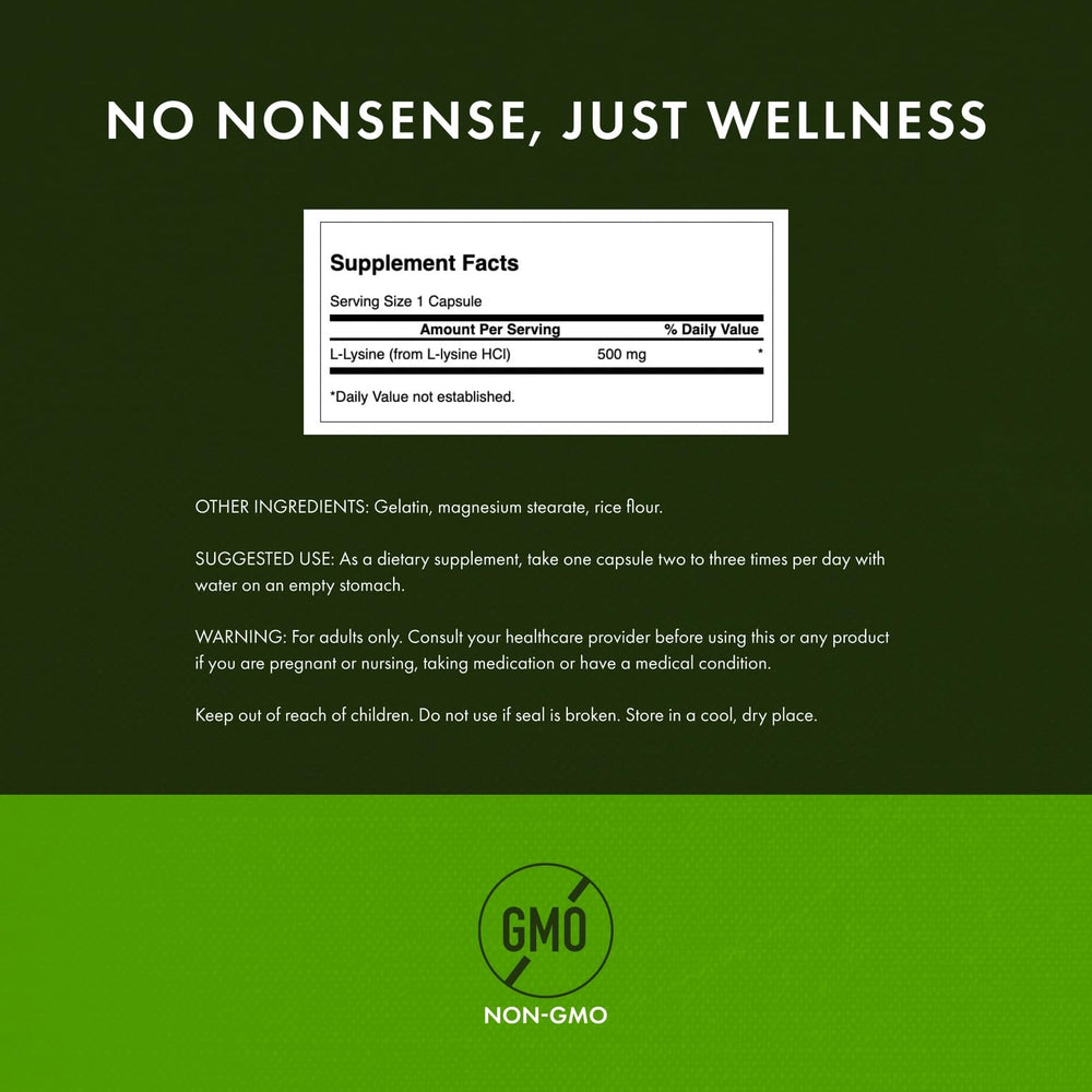 Graphic representing stress support benefits of L-Lysine