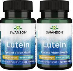 Swanson Lutein 20 mg bottle pair (pack of 2)
