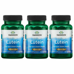 Bottle of Swanson Lutein 40 mg softgels