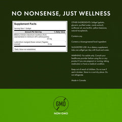 Swanson Lutein & Bilberry formula is lab-tested for purity.