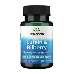 Swanson Standardized Lutein & Bilberry 120 Softgels bottle