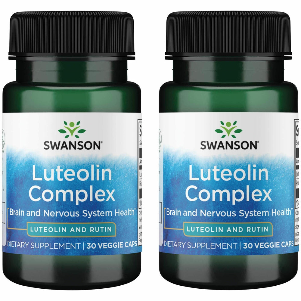 Swanson Luteolin Complex with Rutin bottle – front view