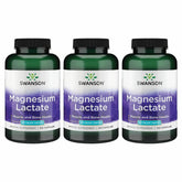 Swanson Magnesium Lactate bottle with 84 mg per capsule