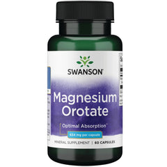 Swanson Magnesium Orotate 40 mg bottle - 60 capsules