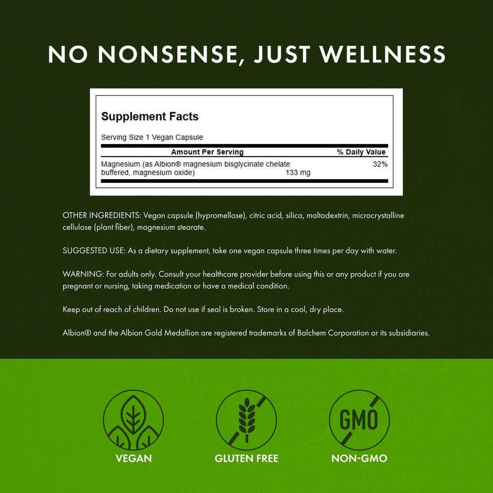 Sleep support concept highlighting magnesium glycinate benefits