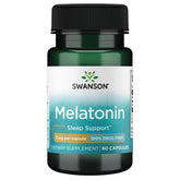 Swanson Melatonin 3 mg bottle with 60 capsules