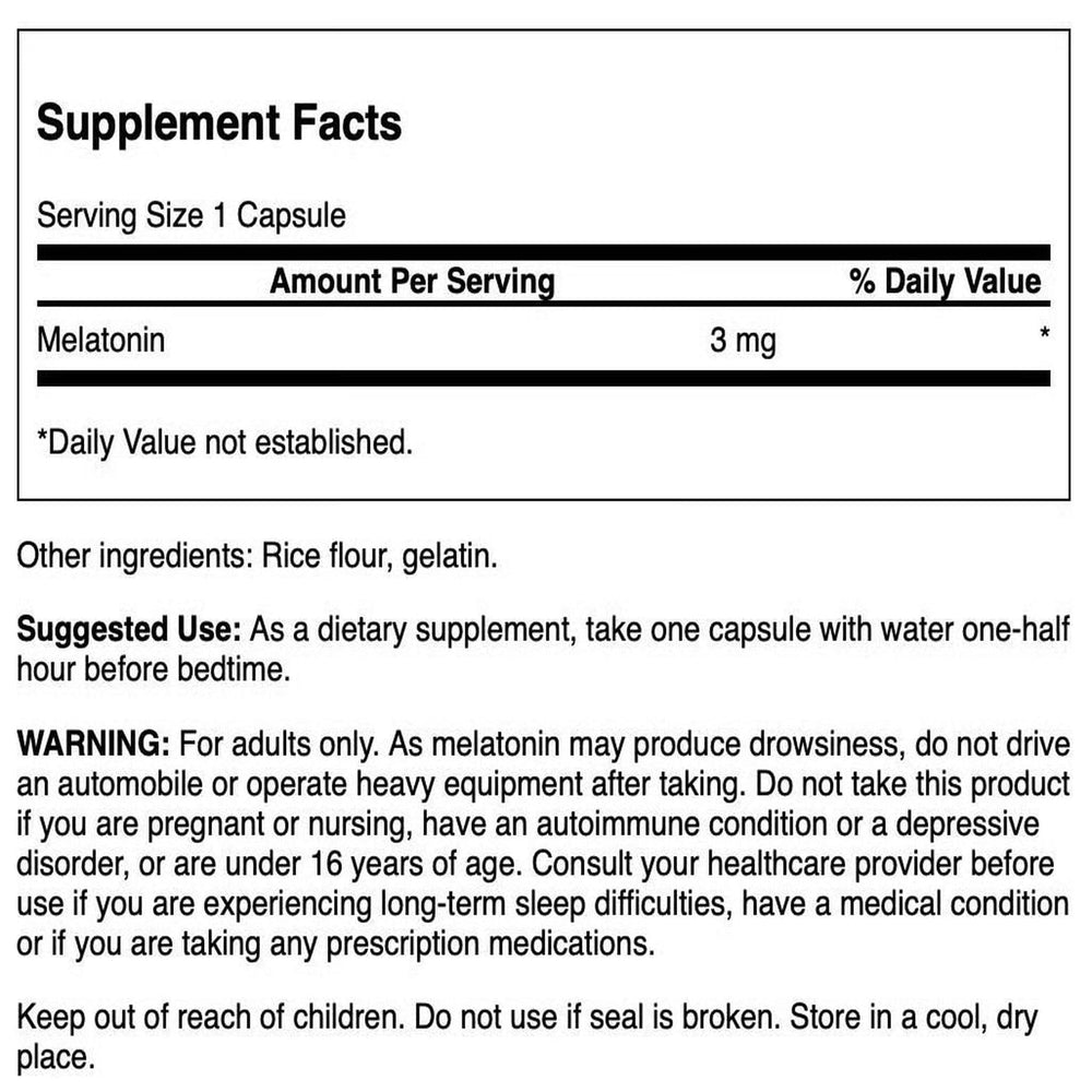 Melatonin sleep support concept for relaxation