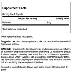 Melatonin sleep support concept for relaxation