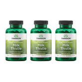 Swanson Milk Thistle bottle with 100 capsules, 500 mg each
