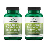 Swanson Liver Support Milk Thistle, Dandelion & Yellow Dock - 120 capsules hero image