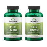 Swanson Milk Thistle bottle and box – 2 pack