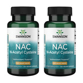 Swanson NAC 600 mg per serving - 2 pack bottle hero image