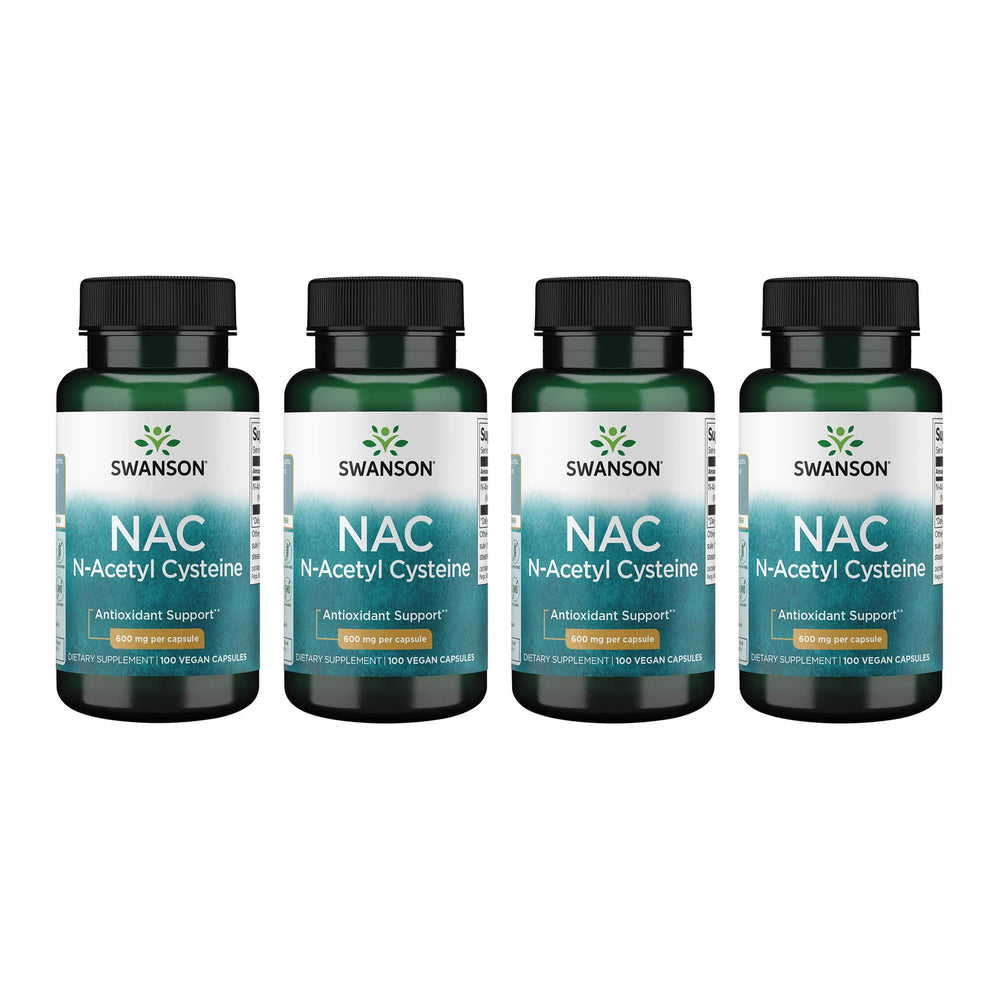 Swanson NAC 600 mg bottle - 4 pack - image 1