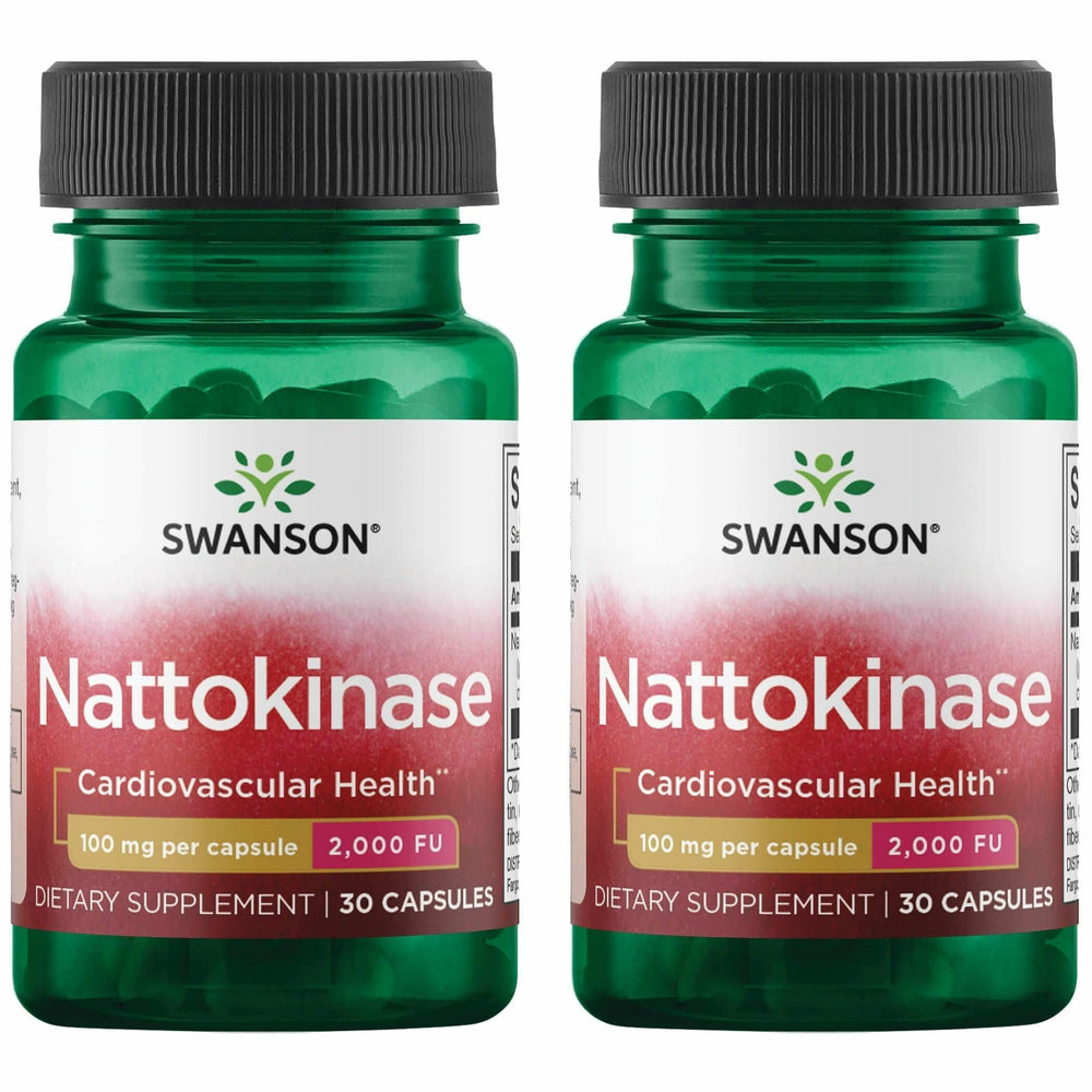 Front of Swanson Nattokinase 2000 FU bottle