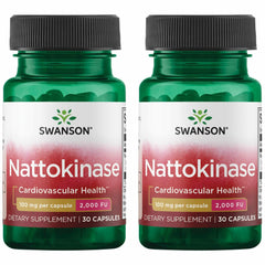 Front of Swanson Nattokinase 2000 FU bottle