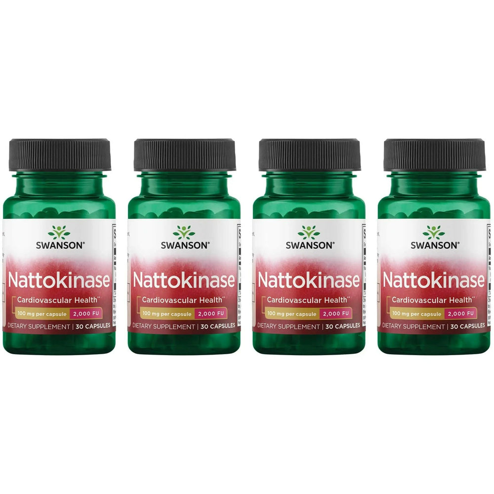 Swanson Nattokinase 4-pack front view