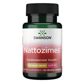 Bottle of Swanson Nattozimes 90 vegan capsules