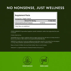 Nattozimes triple-strength label close-up