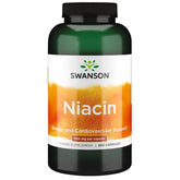 Swanson Niacin (B3) Cardio Health 500 mg, 250 capsules bottle