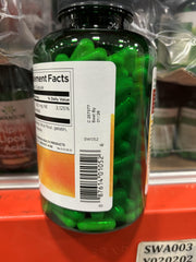 Ingredients panel for Swanson Niacinamide supplement