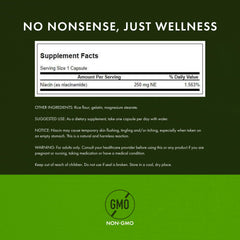 Swanson Niacinamide label front highlights heart health and joint support features