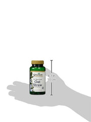 Close-up of Swanson Oat Straw capsules