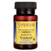 Swanson Octacosanol 20 mg bottle and capsules – 30-count