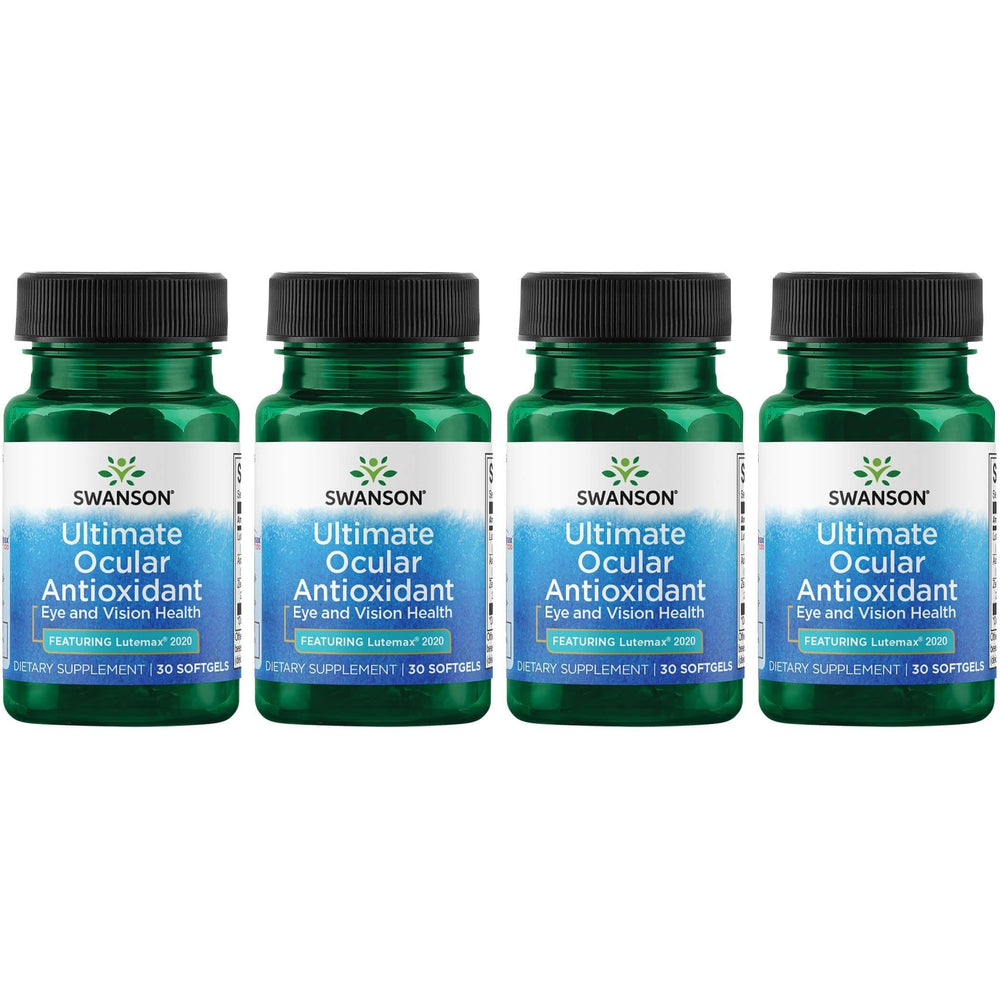Swanson Ultimate Ocular Antioxidant with Lutemax 2020 - 30 Softgels, 4 Pack