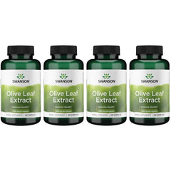 Swanson Olive Leaf Extract capsules bottle with 20% oleuropein label