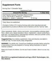 Probiotic tablets with natural strawberry flavor