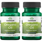 Swanson Oregano Oil 10:1 extract softgels front view (120 softgels, 150 mg)